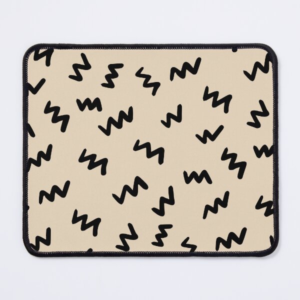 Artikelvorschau, Schwarzes abstraktes Mudcloth-Linien-Muster entworfen und verkauft von zedonee.