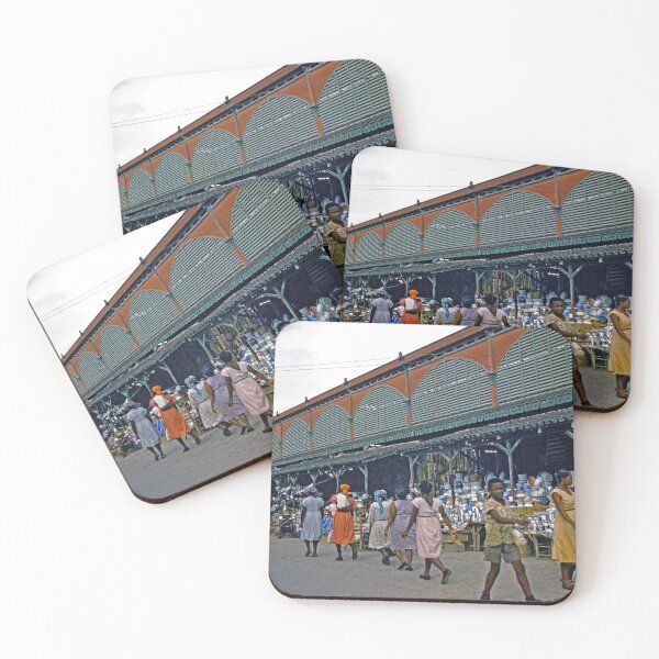Item preview, 1950s - Market Scene from Port-Au-Prince, Haiti designed and sold by thatwaslife.