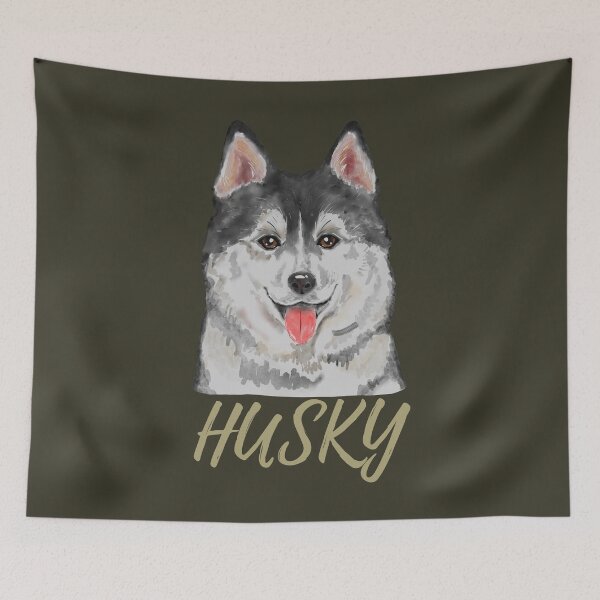 Item preview, Siberian Husky  designed and sold by ChachiArts.