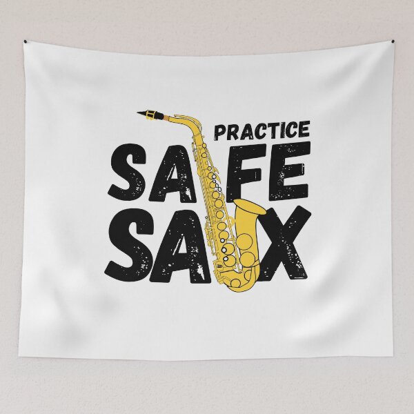 Item preview, Practice Safe Sax Saxophone Essential designed and sold by knapst.