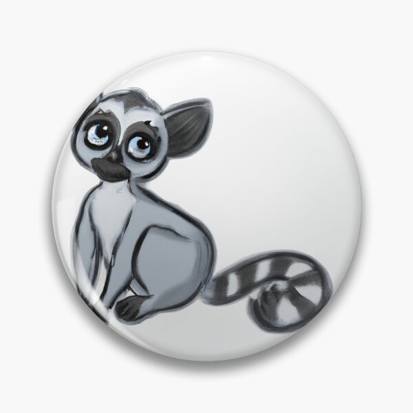 Item preview, Cute Lemur Drawing designed and sold by WeHeartAnimals.
