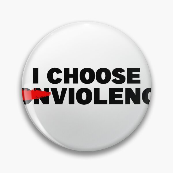 Item preview, I CHOOSE NONVIOLENCE designed and sold by CRINGEWORTHY TEES.