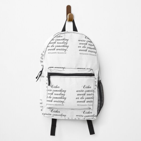 Item preview, Either Write Something Worth Reading Or Do Something Worth Writing - Benjamin Franklin Quotes designed and sold by PhiloJourney.