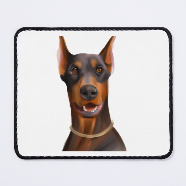 Item preview, Cute Dobermann Drawing designed and sold by WeHeartAnimals.