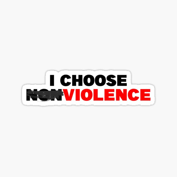 Item preview, I CHOOSE NONVIOLENCE designed and sold by CRINGEWORTHY TEES.