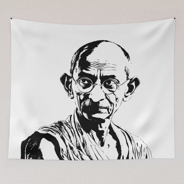 Artikelvorschau, Mahatma Gandhi entworfen und verkauft von UrbanApparel.