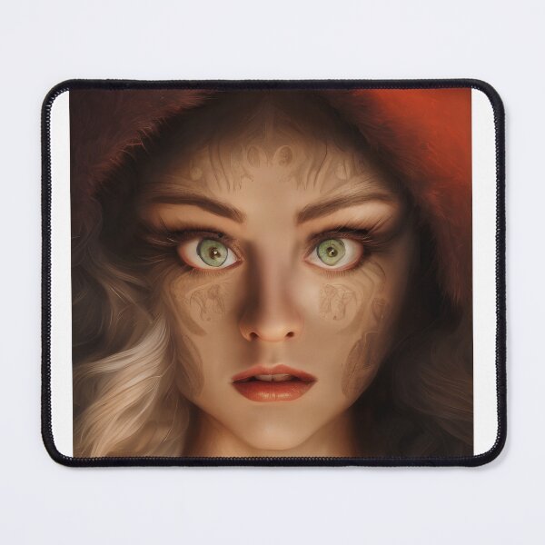 Item preview, Beautiful Girl Portrait In Santa Claus Costume designed and sold by AIPerfection.