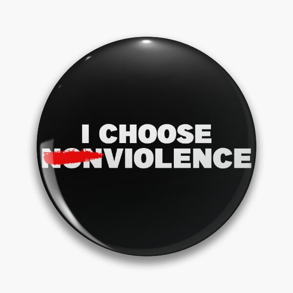 Item preview, I CHOOSE NONVIOLENCE designed and sold by CRINGEWORTHY TEES.