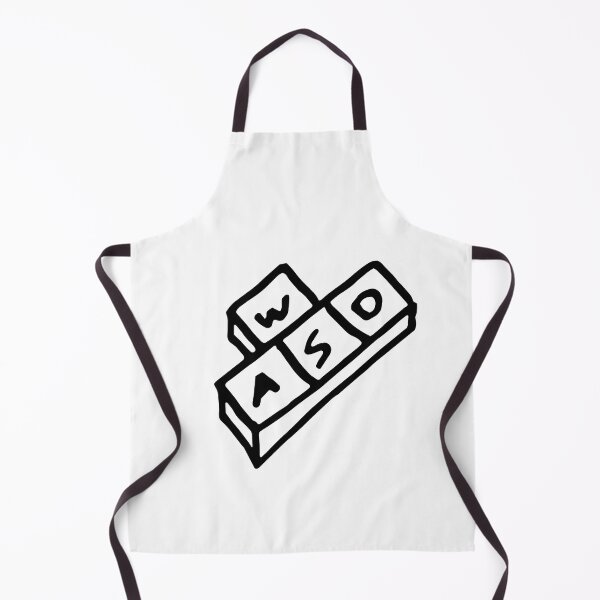 Item preview, WASD buttons line drawing designed and sold by vandervisuals.