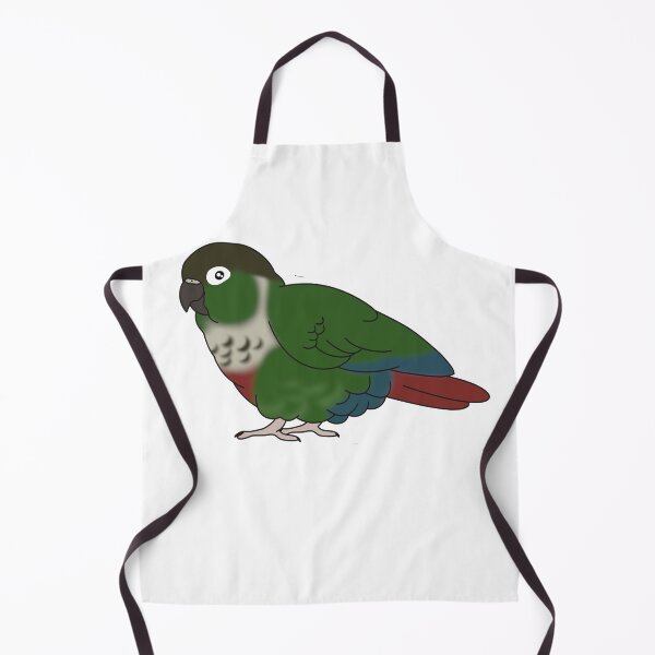 Item preview, I'm Nuts for Fluffy Butts Green Cheeked Conure #white designed and sold by FandomizedRose.