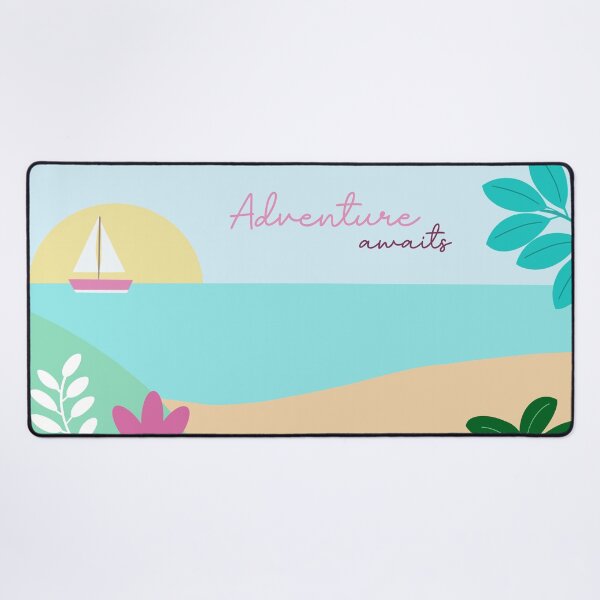 Adventure Awaits Desk Mat