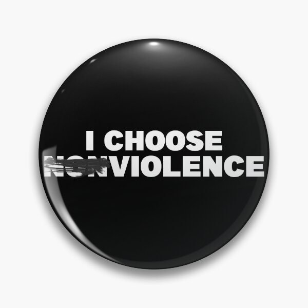 Item preview, I CHOOSE NONVIOLENCE designed and sold by CRINGEWORTHY TEES.