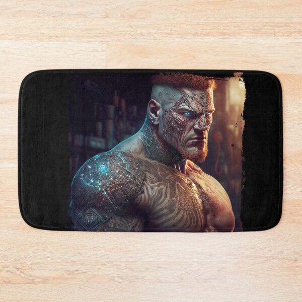 Item preview, Futuristic Cyborg Viking designed and sold by Abili-Tees.