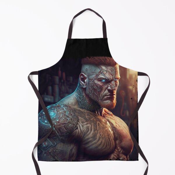 Item preview, Futuristic Cyborg Viking designed and sold by Abili-Tees.