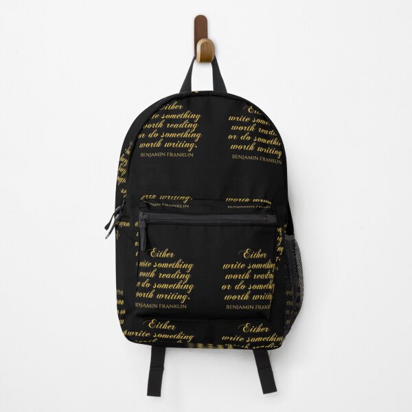 Item preview, Either Write Something Worth Reading Or Do Something Worth Writing - Benjamin Franklin Quotes designed and sold by PhiloJourney.