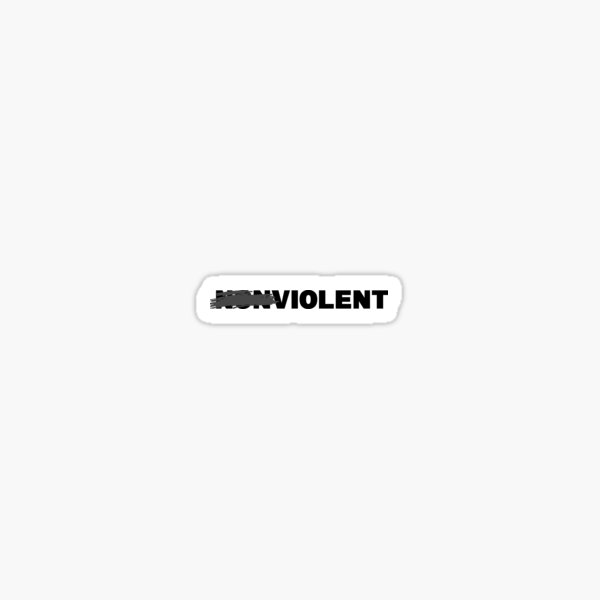 Item preview, NONVIOLENT designed and sold by CRINGEWORTHY TEES.