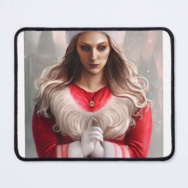 Item preview, Beautiful Anime Portrait In Santa Claus Costume 2 designed and sold by AIPerfection.