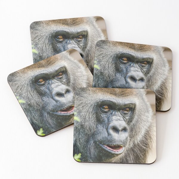 Item preview, western lowland Gorilla Portrait designed and sold by Darren Wilkes.