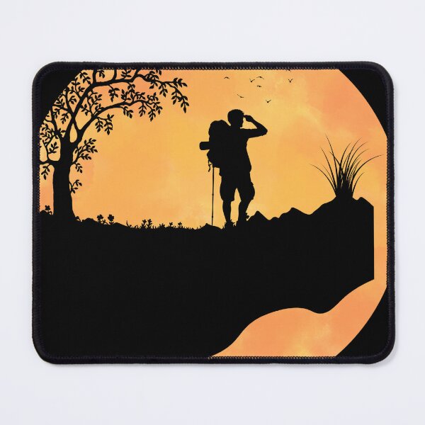 Item preview, Hiking Sunset Vintage For Nature and outdoor Lovers Funny Hiking And Camping designed and sold by Thecitiesstore.