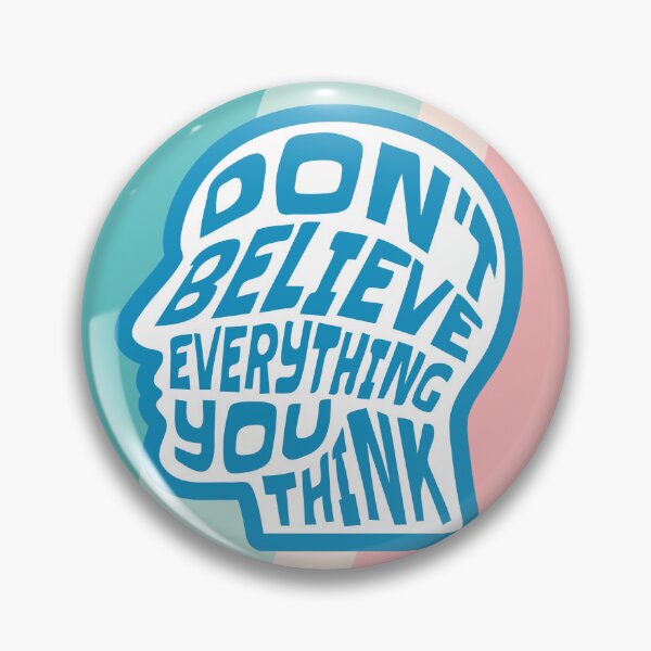 Item preview, Dont Believe Everything You Think 16 - Inspirational Quotes Typography designed and sold by Cawaiico.