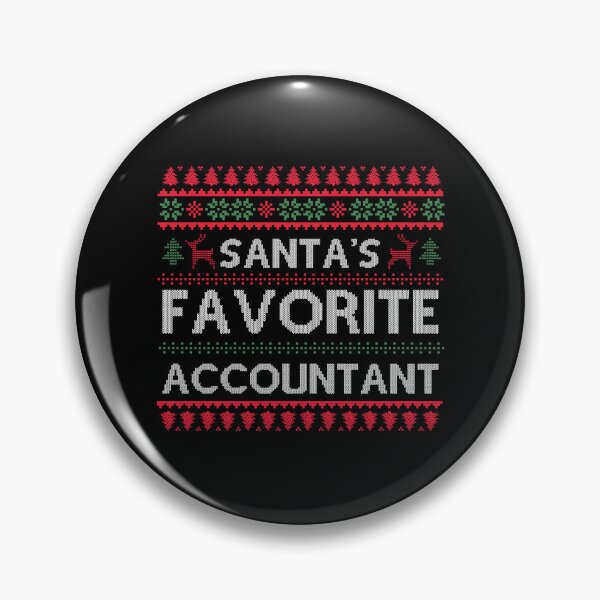 Item preview, Santas Favorite Accountant - Tax Accountant Dad and Mom Christmas Gift designed and sold by Eddyed.