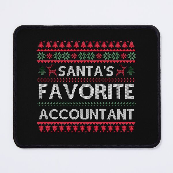 Item preview, Santas Favorite Accountant - Tax Accountant Dad and Mom Christmas Gift designed and sold by Eddyed.