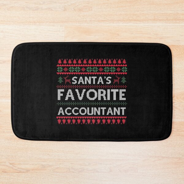 Item preview, Santas Favorite Accountant - Tax Accountant Dad and Mom Christmas Gift designed and sold by Eddyed.