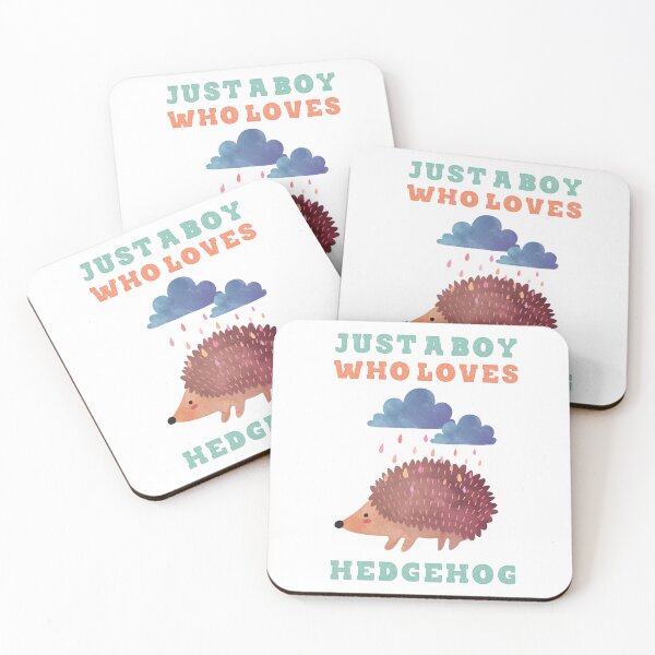 Item preview, Just a boy who loves hedgehog cute lettering with hedgehog designed and sold by vishalraifx.