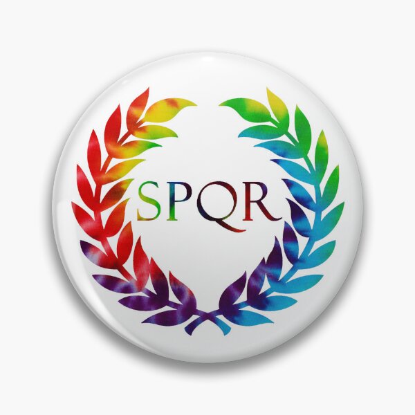 Item preview, Ancient Rome SPQR emblem tie-dyed transparent background designed and sold by Jason Abdale.