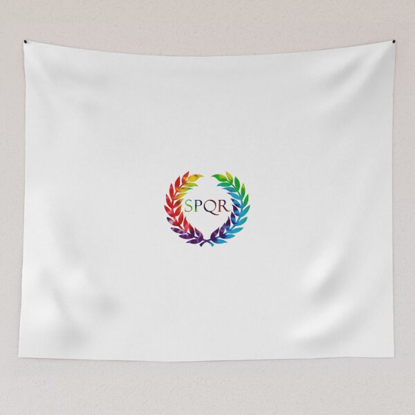 Item preview, Ancient Rome SPQR emblem tie-dyed transparent background designed and sold by Jason Abdale.