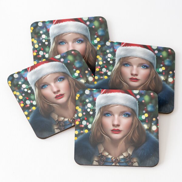 Item preview, Portrait Of Female Santa  designed and sold by AIPerfection.