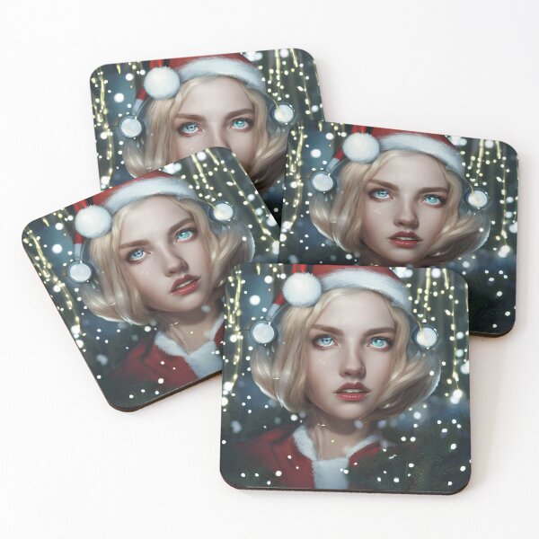 Item preview, Portrait Of Female Santa 2 designed and sold by AIPerfection.