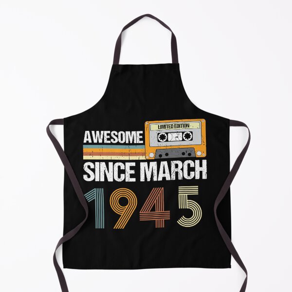 Item preview, Awesome Since March 1945 | 78th Birthday Gifts | 78 Years Old Gifts designed and sold by AMINE  ★★★★★.