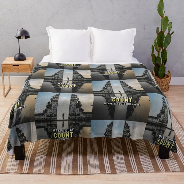 Item preview, Make Today Count, It's Not Coming Back Life Quote designed and sold by hiunlimit.