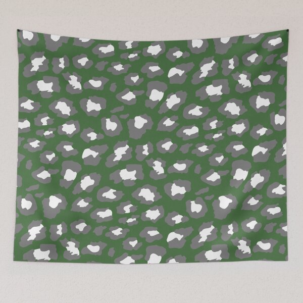 Artikelvorschau, Leopard beschmutzt Seafoam graues Tierdruck-Muster-Wurfs-Kissen entworfen und verkauft von thearrtfive.