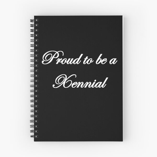 Item preview, Proud to be a Xennial - White text designed and sold by Queerie.