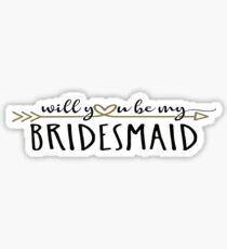 Bridesmaid Propsal Sticker