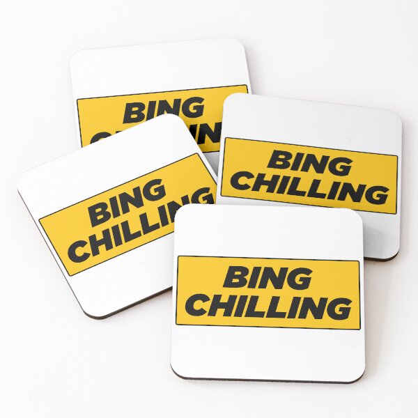 Item preview, Bing Chilling  | Funny Typography Statement Meme Quote designed and sold by AllYuNeed.
