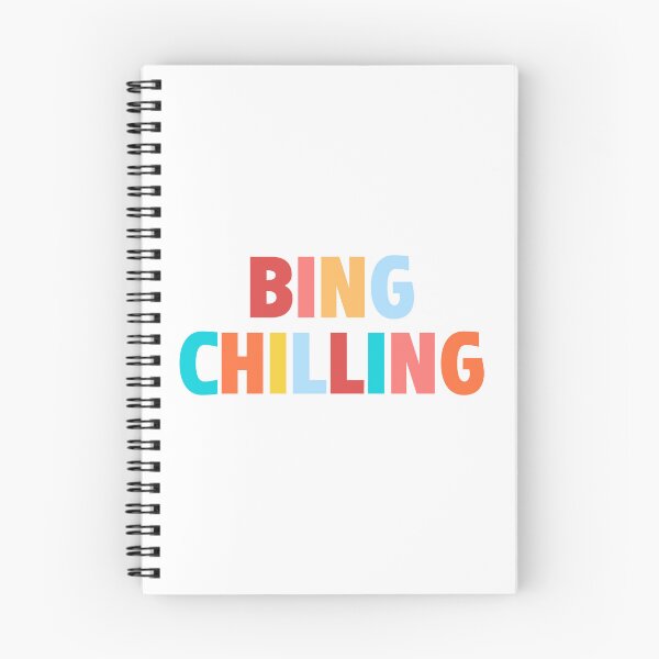 Item preview, Bing Chilling  | Funny Typography Statement Meme Quote designed and sold by AllYuNeed.
