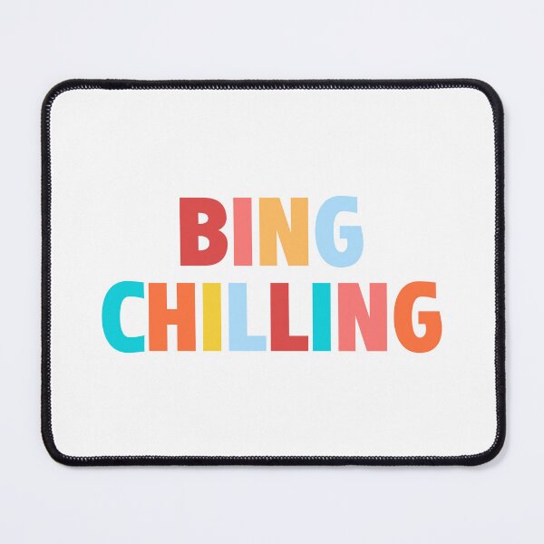 Item preview, Bing Chilling  | Funny Typography Statement Meme Quote designed and sold by AllYuNeed.