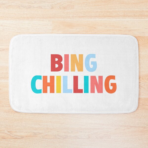 Item preview, Bing Chilling  | Funny Typography Statement Meme Quote designed and sold by AllYuNeed.