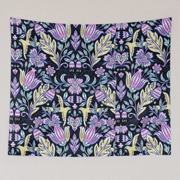 Item preview,  crazy flowers pattern  designed and sold by aimadbro.