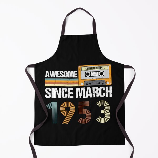 Item preview, Awesome Since March 1953 | 70th Birthday Gifts | 70 Years Old Gifts designed and sold by AMINE ★★★★★.