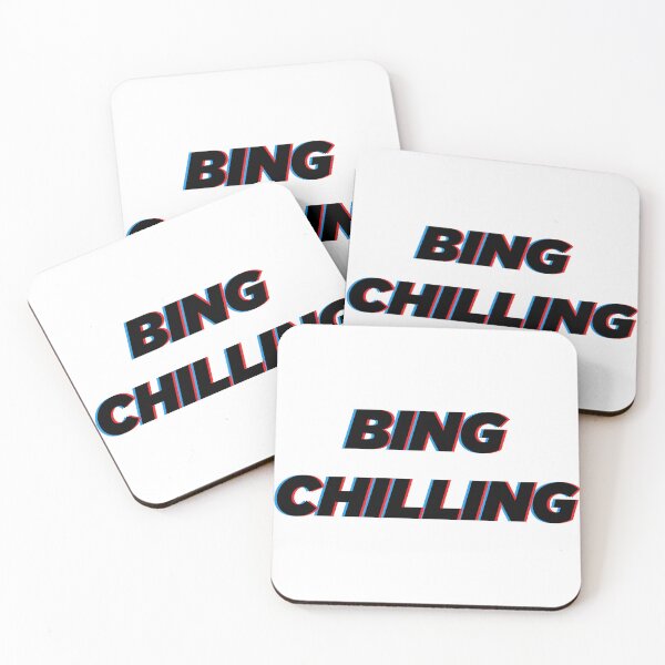 Item preview, Bing Chilling  | Funny Typography Statement Meme Quote designed and sold by AllYuNeed.