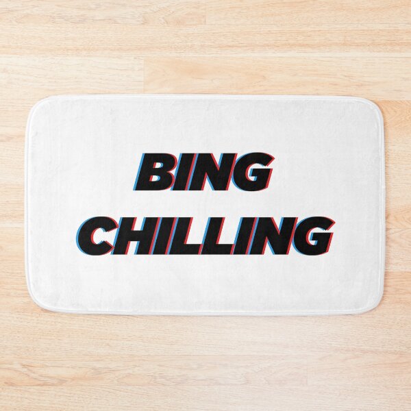 Item preview, Bing Chilling  | Funny Typography Statement Meme Quote designed and sold by AllYuNeed.