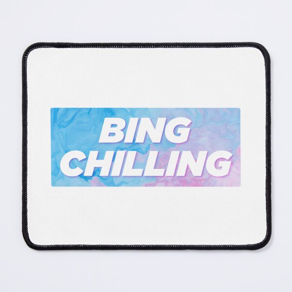 Item preview, Bing Chilling  | Funny Typography Statement Meme Quote designed and sold by AllYuNeed.