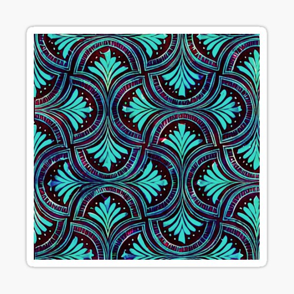 New Deco Pattern pt. V Sticker