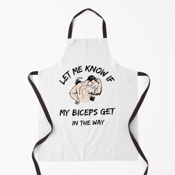 Item preview,  Let Me Know If My Biceps Get In Your Way - Bodybuilder - Funny Gym Quote designed and sold by ImagesDesigns.