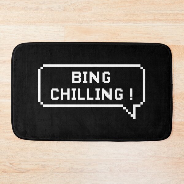 Item preview, Bing Chilling  | Funny Typography Statement Meme Quote designed and sold by AllYuNeed.