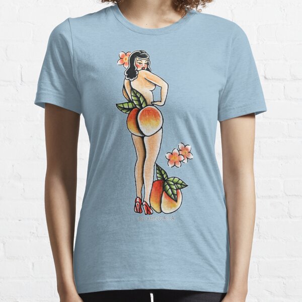 Peachy Pin up Essential T-Shirt